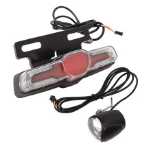 Electric Bike Light Set 36V/48V Aluminum Alloy LED Front Rear Multifunction
