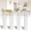 Quick Organization Over Door Hooks, Durable Construction Protective Padding Elegant Arched Design, Space Saving Heavy Duty Load Capacity For Kitchen 2