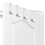 Quick Organization Over Door Hooks, Durable Construction Protective Padding Elegant Arched Design, Space Saving Heavy Duty Load Capacity For Kitchen 6