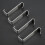 Quick Organization Over Door Hooks, Durable Construction Protective Padding Elegant Arched Design, Space Saving Heavy Duty Load Capacity For Kitchen 7