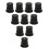 Rubber Motorcycle Windshield Accessories Windscreen Nuts Accessory 10x M6 3