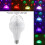 Περιστρεφόμενο LED strobe, φως μπάλας ντίσκο με λαμπτήρα πάρτι που ενεργοποιείται με 3