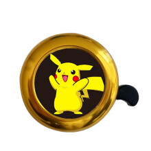 (Yellow Pikachu) Aluminum Bicycle Bell Bicycle Accessories, Bike Loud And Clear Sound