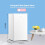 Living And Home 93L Under Counter Fridge Freestanding Refrigerator with Cooler Box, White 5