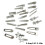 24-Piece 2000s Silver Metal Hairpins Set 5
