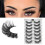 Eyelashes False Eyelashes Lashes 5 Pairs Soft Volume Eyelashes Packs for Dramatic 3