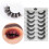 Eyelashes False Eyelashes Lashes 5 Pairs Soft Volume Eyelashes Packs for Dramatic 4