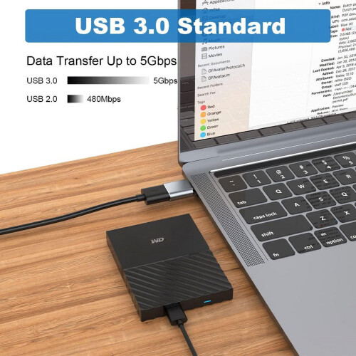 USB-C Adapter Pack 6pcs USB-A to USB-C USB 3.0 2