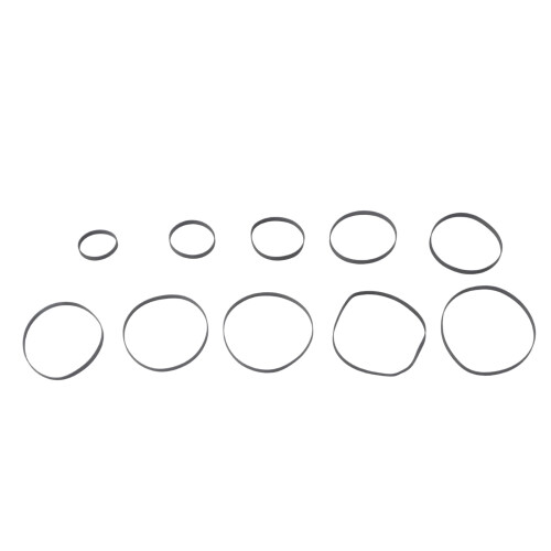 4mm Flat Rubber Belt Low Vibrations Optimized For Antique Auditory Equipment Stretch Resistant Secure Grip 2