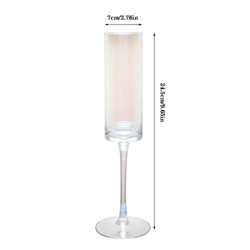 Rainbow Romantic Champagne Flute 6.76 oz 1 pc 1