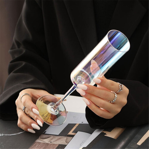 Rainbow Romantic Champagne Flute 6.76 oz 1 pc 2