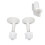 Kit de vis d'expansion pour abattant de toilettes universel 2