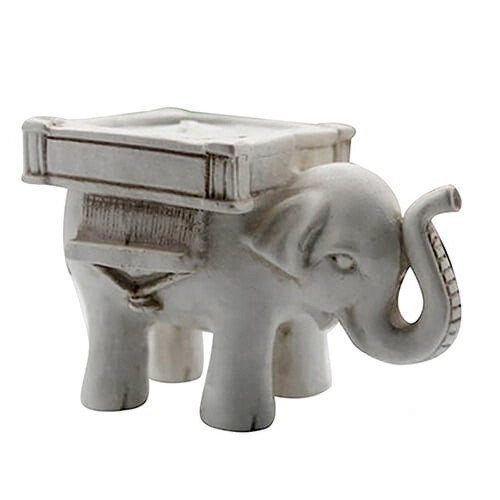 Μπομπονιέρα γάμου διακόσμηση σπιτιού Lucky Elephant Tea Light Κηροπήγιο Κηροπήγιο 1