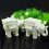 Μπομπονιέρα γάμου διακόσμηση σπιτιού Lucky Elephant Tea Light Κηροπήγιο Κηροπήγιο 3