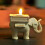 Μπομπονιέρα γάμου διακόσμηση σπιτιού Lucky Elephant Tea Light Κηροπήγιο Κηροπήγιο 8