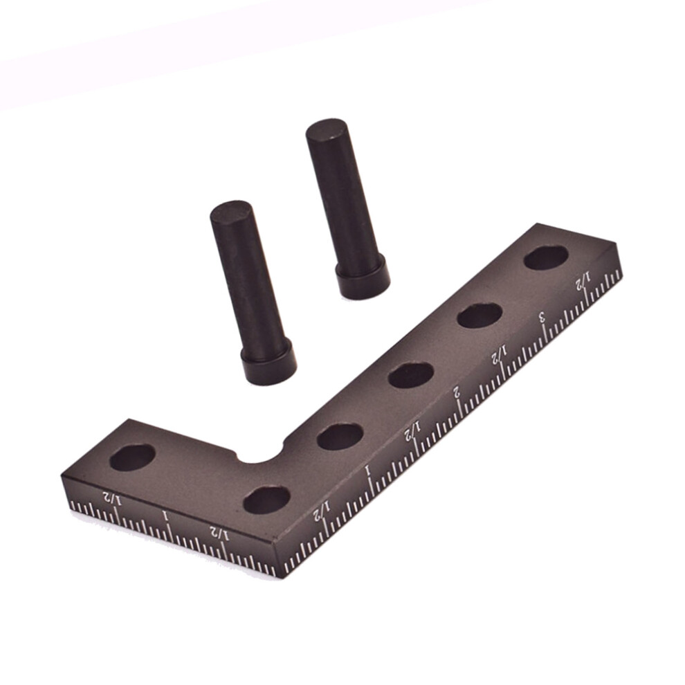 90 Degree Aluminum Woodworking Square Ruler Center 8041393475541