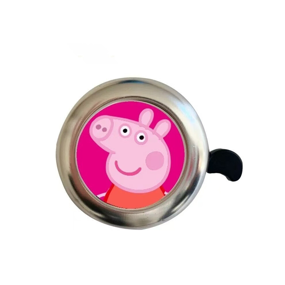 Eapoy ( Peppa) Aluminum Bicycle Bell Bicycle Accessories, Bike Loud And Clear Sound Silver
