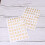 25Feuilles Stickers Lettres Anglaises Dorées Pour Scrapbooking 9