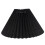 Abajur de tecido preto para quarto, ideal para decoração de mesa. 4