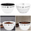 Coffee Cup 200ml Measuring Cup Stackable with Scale Coffee Tasting Bowl Professional Ceramic Coffee Cup Measuring Cup 4
