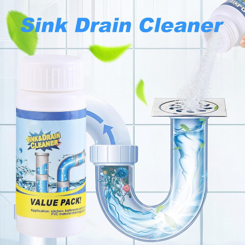 Peachloft Drain Cleaner, Multi-functional Pipe Unclogging Agent, Universal for Kitchen Bathroom Shower Pipes 1