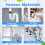 Peachloft Drain Cleaner, Multi-functional Pipe Unclogging Agent, Universal for Kitchen Bathroom Shower Pipes 5