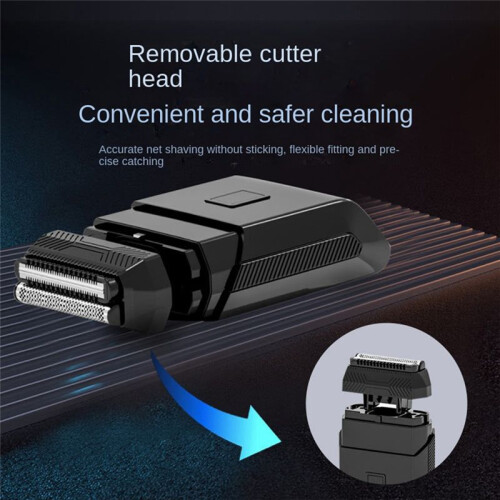 Men'S Bald  Shaver, USB Rechargeable, Waterproof, LCD Display - Technical Grooming Tool for Smooth Shaving 2