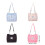 Bolsa de ombro feminina com corrente, espaçosa. 3