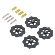 Heated Bed Leveling Nut Set for 3D Printer, ABS Steel Screws