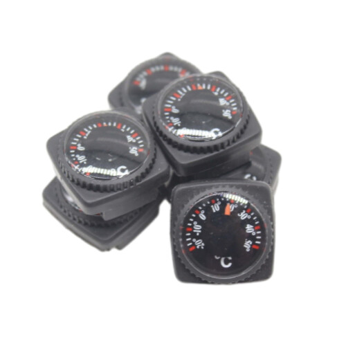 Mini Termometer, 5 stk. 20 mm Termometer Plastik Celsius Mini Udendørs Temperaturmåler Vandtæt Termometer Universal Pointer Termometer 2