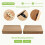 Solid Wood Floating Shelf with Hidden Compartment, Wall-Mounted Storage Rack, Home Decor B 4