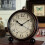 Bedroom Clock Small Size Alarm Electronic Main Vintage Black 2