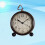 Bedroom Clock Small Size Alarm Electronic Main Vintage Black 6