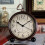 Bedroom Clock Small Size Alarm Electronic Main Vintage Black 7