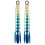 Three-color Gradient Internet-famous Hand-woven Braids And Ponytail 2