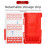 Drill Bit Case Impacts Resistant Plastic Tool Organizers Holder With Removable Trays For Construction Site Garage 4