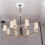 Home Round Medallion PU Ceiling Fan Light Cover Plate 2