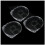 3 X UMD Case protective case for  PSP Game Transparent 4