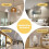 GU10 LAMP LIGHT BULB has 3 LED WARM WHITE 3W 5W 12V 7
