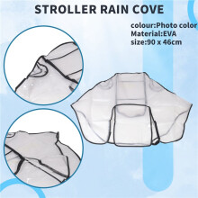 Kinderwagen Regenschutz Universal, Baby Travel Wetterschutz, Winddicht Wasserdicht, Vor Schnee SchüTzen