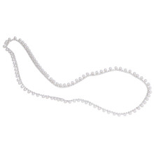 Bright Pearl Rhinestone Chain 1 Yard DIY Wide Jewelry Trim