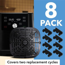 Voor Instant 6QT Air Fryer Vervangende Grill Tray Protector Voeten Mesh Tray Voorkomt Schade aan Tray en Mand