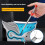60cm Spring Pipe Unclogging Tool, Drain Cleaning Stick Blockage Remover Cleaning Home Kitchen Curved Sink Tool 5