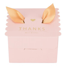 Pink Paper Candy & Chocolate Box Set 50 pcs Wedding Party Cake Decoration Boxes