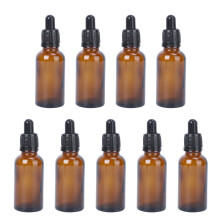18Packs Coffee Amber Bottles with Droppers for Storage and DIY Blends