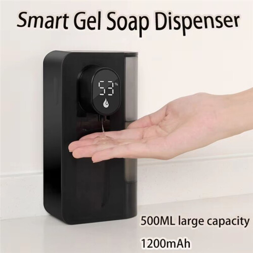 Touchless Automatic Liquid Soap Dispenser,Wall Mounted,Hands-Free Operation for Bathroom,Ideal for Hand & Dish Soap A 1
