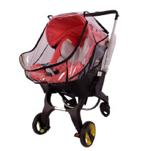 Copertura Antipioggia per Carrozzina Doppia Cerniera Traspirante Copertura Antipioggia Antivento Passeggino Impermeabile Seggiolino per Bambini
