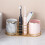 Wall Mounted Bathroom Razors Storage Rack Cosmetics Space Saving Stand Ventilated Iron Home Toothpaste Toothbrush Holder 5