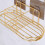 Wall Mounted Bathroom Razors Storage Rack Cosmetics Space Saving Stand Ventilated Iron Home Toothpaste Toothbrush Holder 4