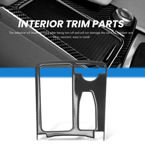 Carbon Fiber Interior Central Control Panel Trim Cover for  C Class W204 2007-2013 RHD